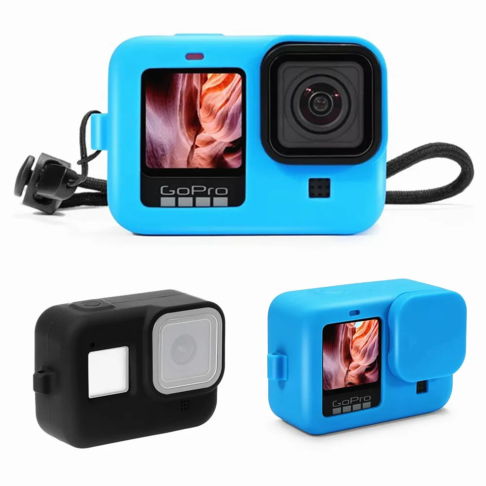 Silicone Armor Skin Case Body Cover Protector for Gopro Hero 8 9 Hero8 Hero9 Action Camera | Электроника