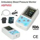 ABPM50 цифровой верхний монитор артериального давления на руку автоматические Сфигмоманометры пульсометр тонометр BP NIBP + манжета