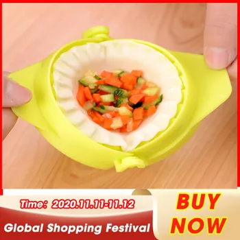 

2020 New DIY Dumplings Maker Tool Wheat Straw Jiaozi Pierogi Mold Dumpling Mold Clips Baking Molds Pastry Kitchen Tools Hot Sale