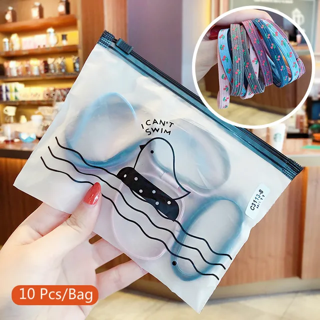 10/50/100 Pcs/Set Women Girls Colors Soft Scrunchies Elastic Hair Band Lady Lovely Solid Rubber Bands Female Hair Accessories 7-10 Pcs