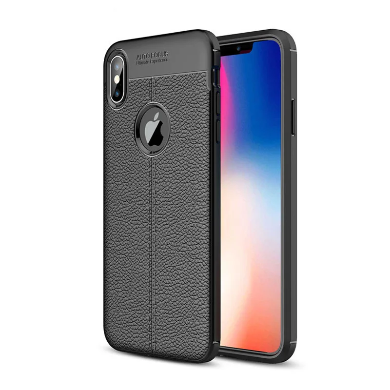 Хит продаж чехол для телефона все включено iPhone Xs Max Xr 5 5S Se защита от падения Lychee TPU|