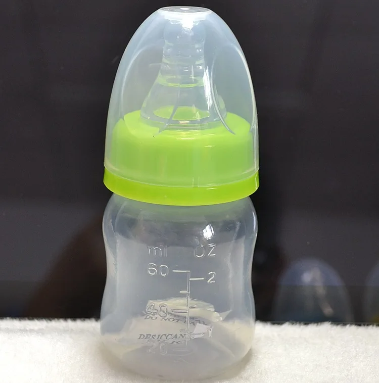 60ml Newborn Baby Care Feeding Bottle Newborn Baby Feeding Bottle Factory Wholesale Arc Standard Caliber Feeding Bottle