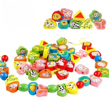 

High Quality Baby Colorful Large Beaded Learning Toy New Hot Sale Children Early Education Cartoon Cute Toys