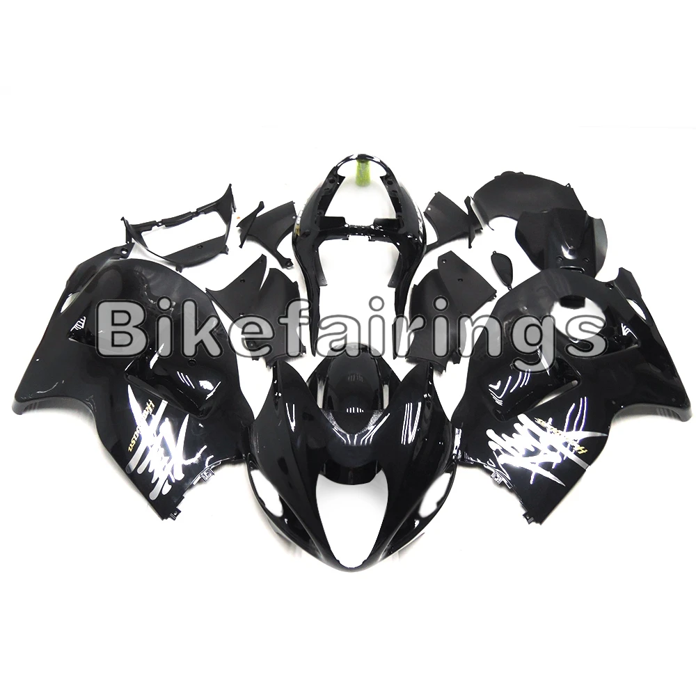 Black and Silver Decals Fairings For Suzuki GSXR1300 1997 98 1999 00 01 02 03 04 2005 2006 2007 GSXR 1300 Hayabusa Bike Panels | Автомобили