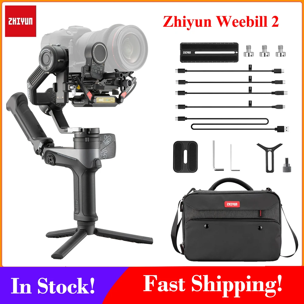 Zhiyun weeball 2 карданный стабилизатор для DSLR камер 3-осевой Ручной Стабилизатор
