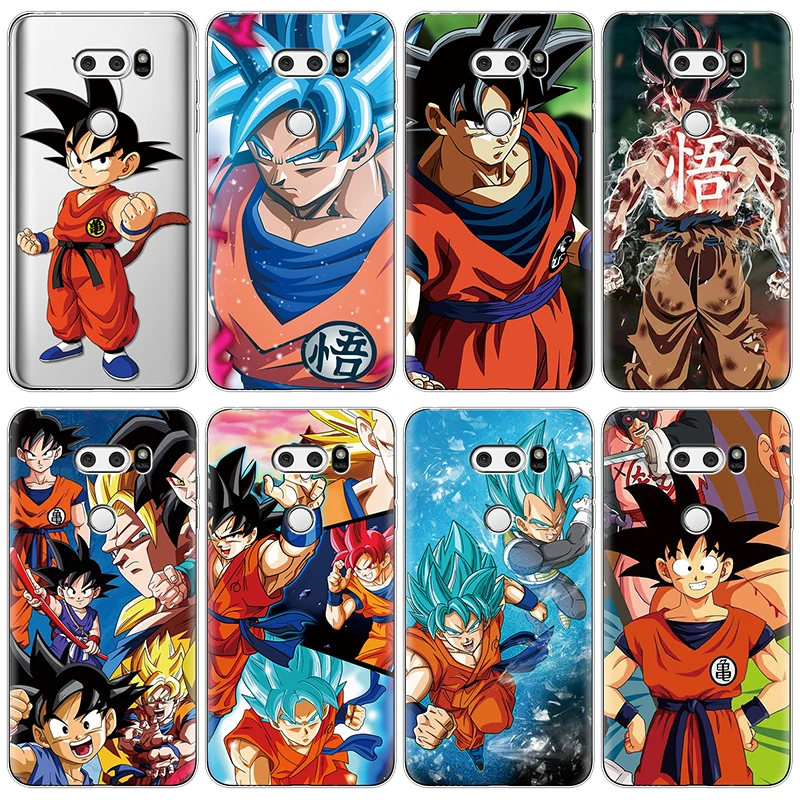 

Coque For LG V20 V30 G6 G5 G8 Q7 Q6 ThinQ K4 K8 K11 K10 2017 2018 Nexus 5X New Dragon Ball Super Son Goku Case For LG X Power 2