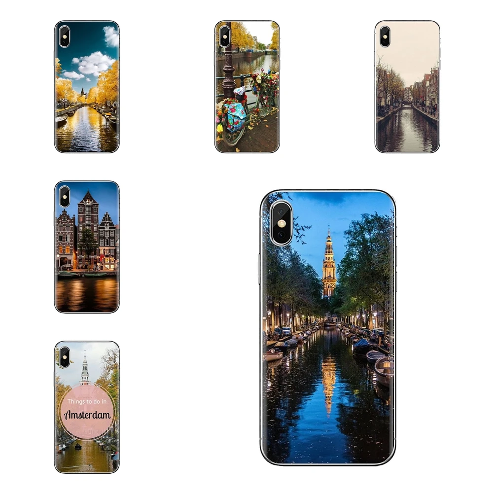 Travelling Amsterdam The Netherlands Mobile Phone Cover For Xiaomi Redmi 4 3 3S Pro Mi3 Mi4 Mi4i Mi4C Mi5 Mi5S Mi Max Note 2 |