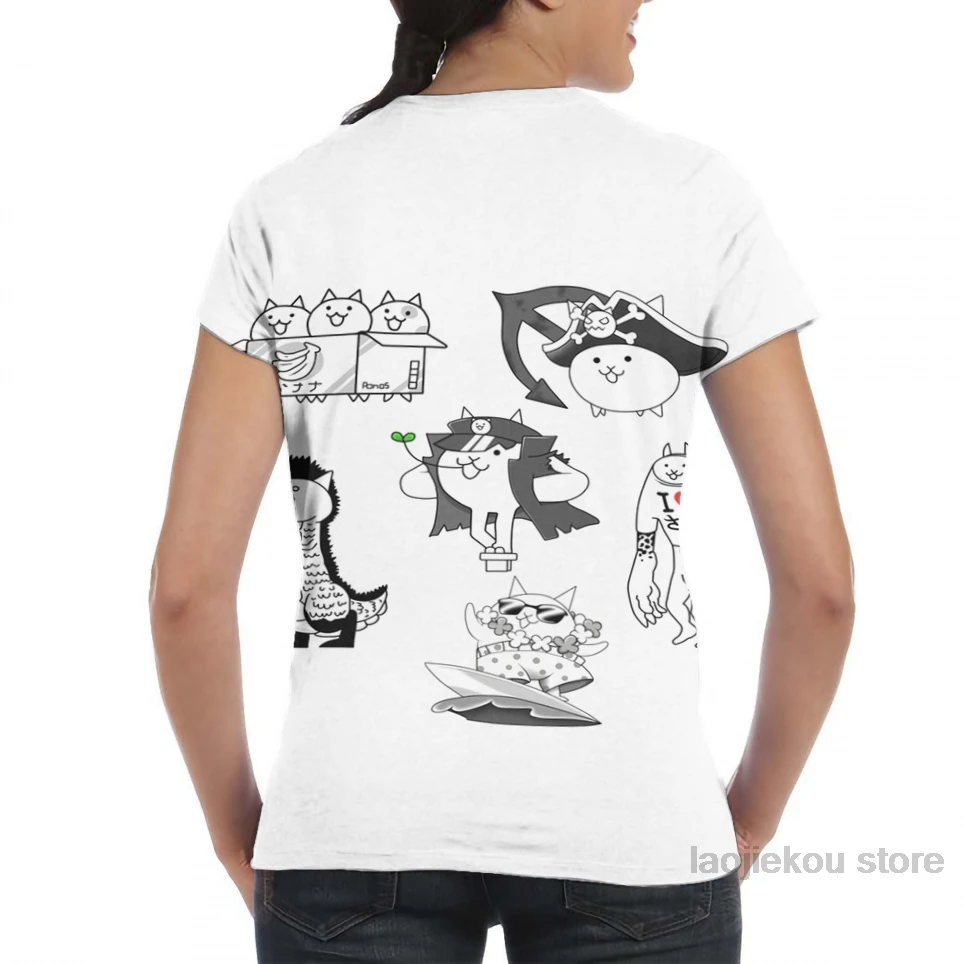 Мужская футболка с принтом «Битва котов» для женщин; модная футболка для девочек; топы для мальчиков; летние футболки с короткими рукавами