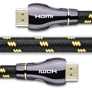 

FDBRO High Speed 3D 4K 60FPS HDMI 2.0cable Braided Cord Ethernet ARC3m10 Feet10m15m20m Projector Computer TV video HDMI Cable HD