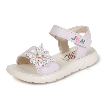

Children girls sandals shoes kids baby princess shoes fashion beach sandals summer little girls soft bottom casual shoes flower
