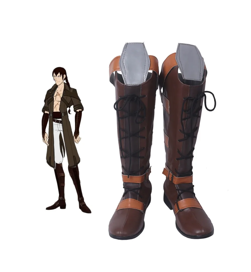

Tyrian Callows Cosplay Boots Brown Shoes Custom Made