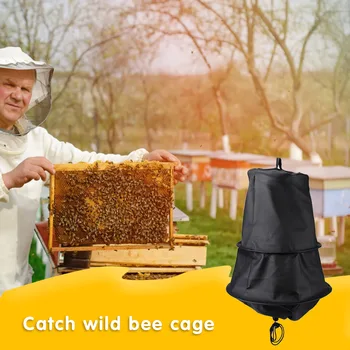 

Thickened Bee Wild Cage Beekeeping Equipment Tools 3 Layers Capture Bag Safe Set for Household Garden Grass Supply
