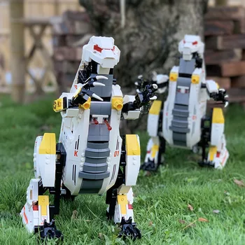 

New m0nster king remote control electric dinosaur children assembled building blocks toys technology building blocks