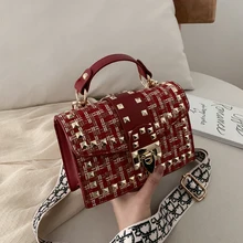 Новинка, Брендовые женские кожаные сумки, известный роскошный дизайн, контрастный цвет, модная сумка через плечо, женские сумочки через плечо