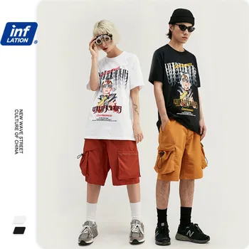 

2020 Summer New Harajuku European And American Style Loose Ins Trend Printing Hip-hop Casual T-shirt Cotton S-XL High Quality