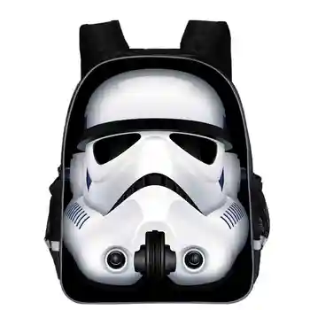 

11-16inch Star Wars Backpack movie the force awaken School Bag Darth Vader Yoda Jedi Kid's men primary bags custom made