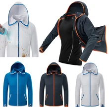 Ультра-светильник Мужская спортивная куртка с капюшоном водонепроницаемая куртка для бега анти-УФ одежда для рыбалки для охоты и пеших прогулок