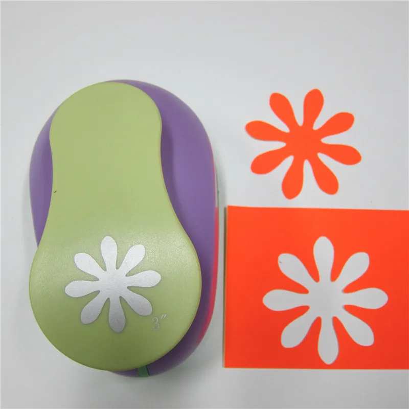 3'' Large Hole Punch Cortador De Papel Circle Shaped Craft Punchers Diy