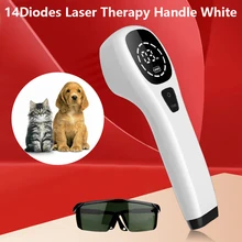 

Laser Therapy Device for Pain Relief Joint Knee Shoulder Back LLLT Physiotherapy 808nm 650nm Handy Cure Device for Human Pet
