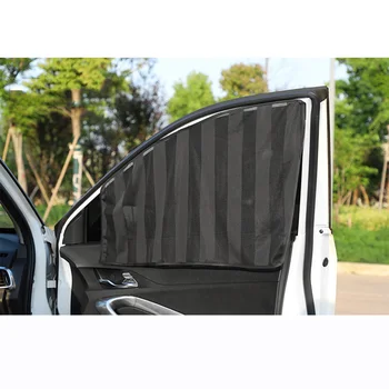 

Back Sun shade Front Sun Shade Visor Anti-UV Cover 4pcs Black 4pc Polyester
