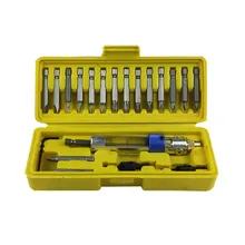 20 in 1 multi-function screwdriver bit high speed steel drill bit batch wind batch dual-use screwdriver converter  tools