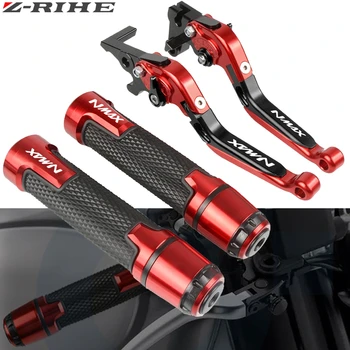 

For YAMAHA NMAX 155 125 NMAX155 NMAX125 2015-2017 Motorcycle Adjustable Folding Brake Clutch Levers Handlebar Hand Grips