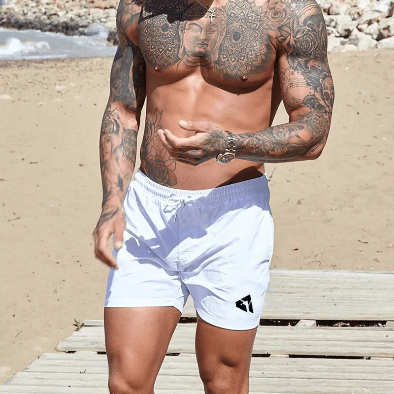 Hot Product New summer 2019 fashion men's sports beach shorts shorts jogging bodybuilding sports pants fitness short casual gym men's shorts