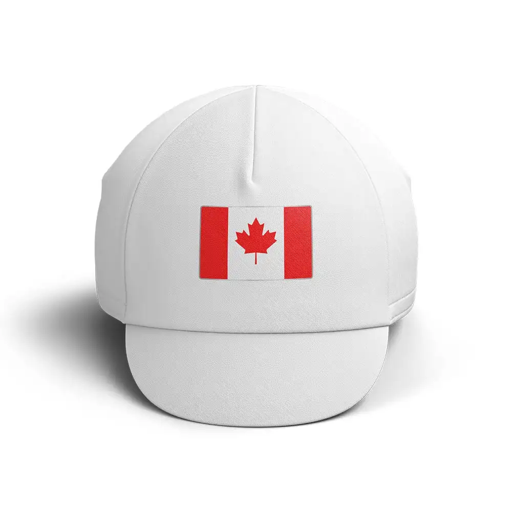 

Классические белые канадские велосипедные шапки, профессиональная команда, дорожный велосипед, уличная велосипедная шапка унисекс