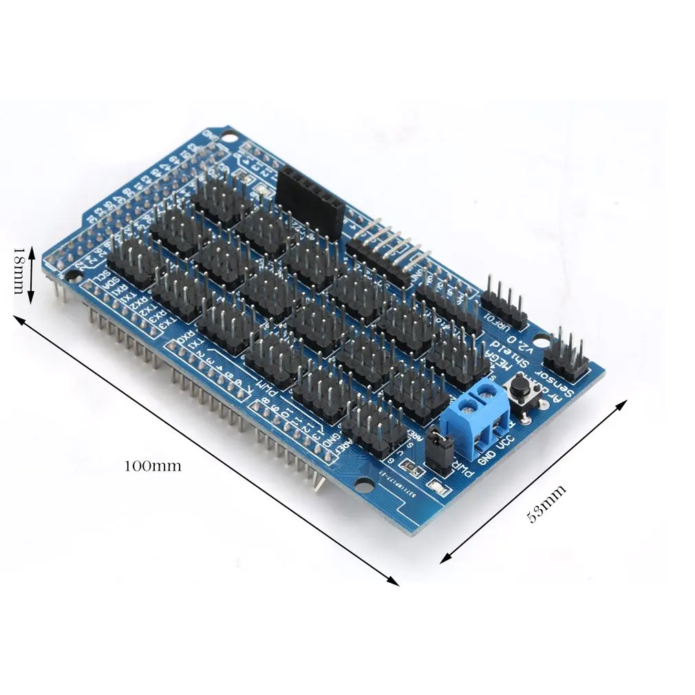 Датчик Mega модуль щит V1.0 для Arduino Сенсор Плата расширения Интерфейс специальный Extansion блоки электронный инструмент «сделай сам»