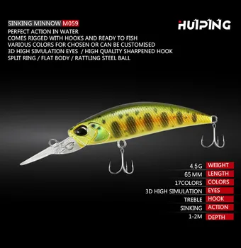 

Bassland 65mm 4.5g Mini Minnow Plastic Jerkbait Wobblers Hard Bait Japan camping outdoor Lures Fishing Tackle