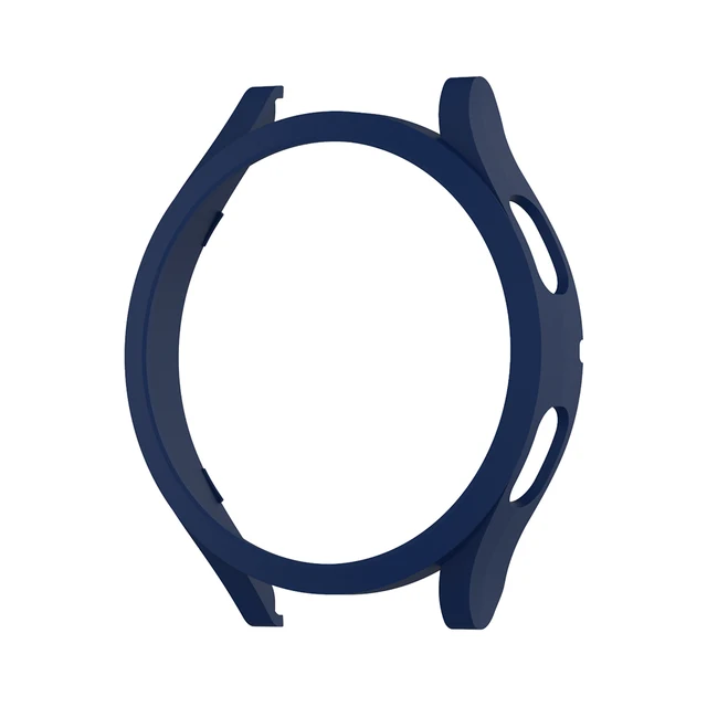 Watch Cover for Samsung Galaxy Watch 4 40mm 44mm,PC Matte Case All-Around Protective Bumper Shell for Galaxy Watch4 Midnight Blue