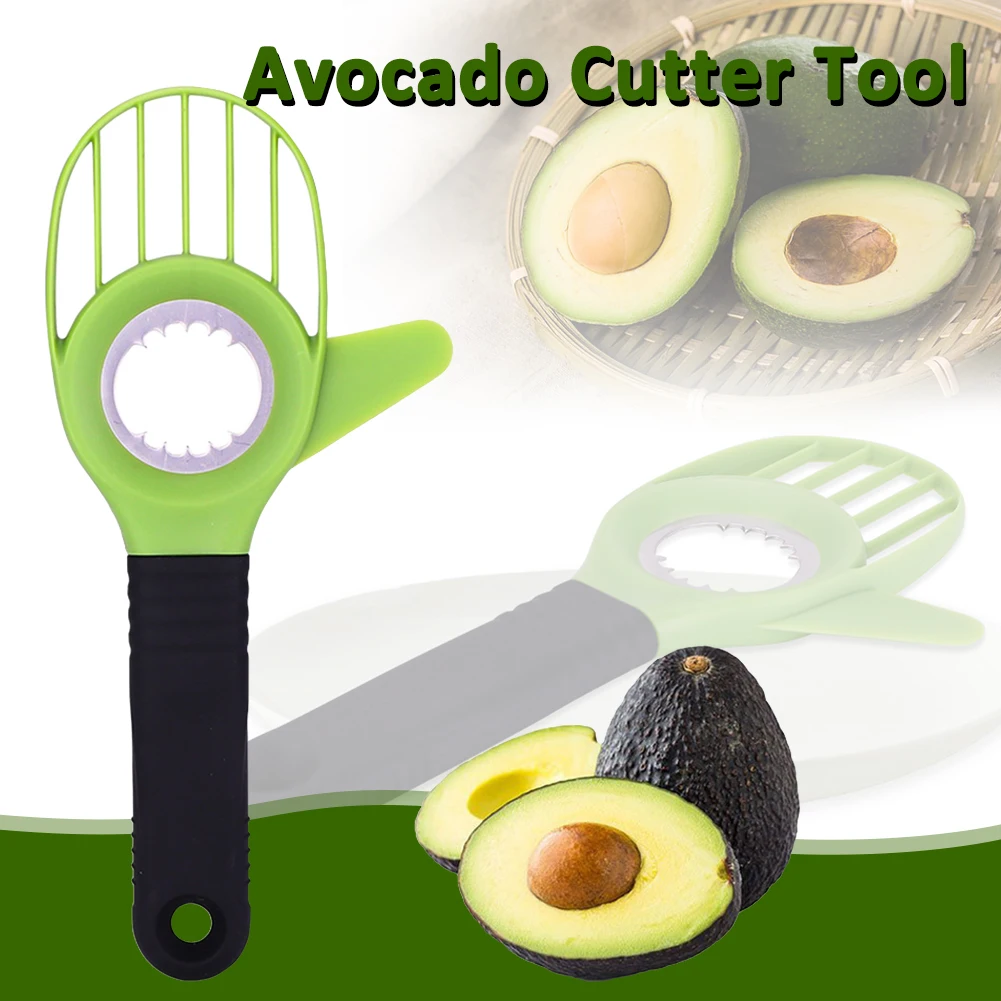 Кухонные аксессуары Многофункциональный 3 в 1 слайсер для авокадо масла ши