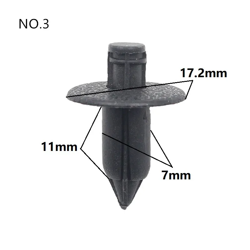 4 Kinds 40 Pcs Car Plastic Fairing Rivet Setting Panel Fastener Clips 6mm 7mm 8mm Push Pin Fastener auto fasteners auto accessories plastic rivets