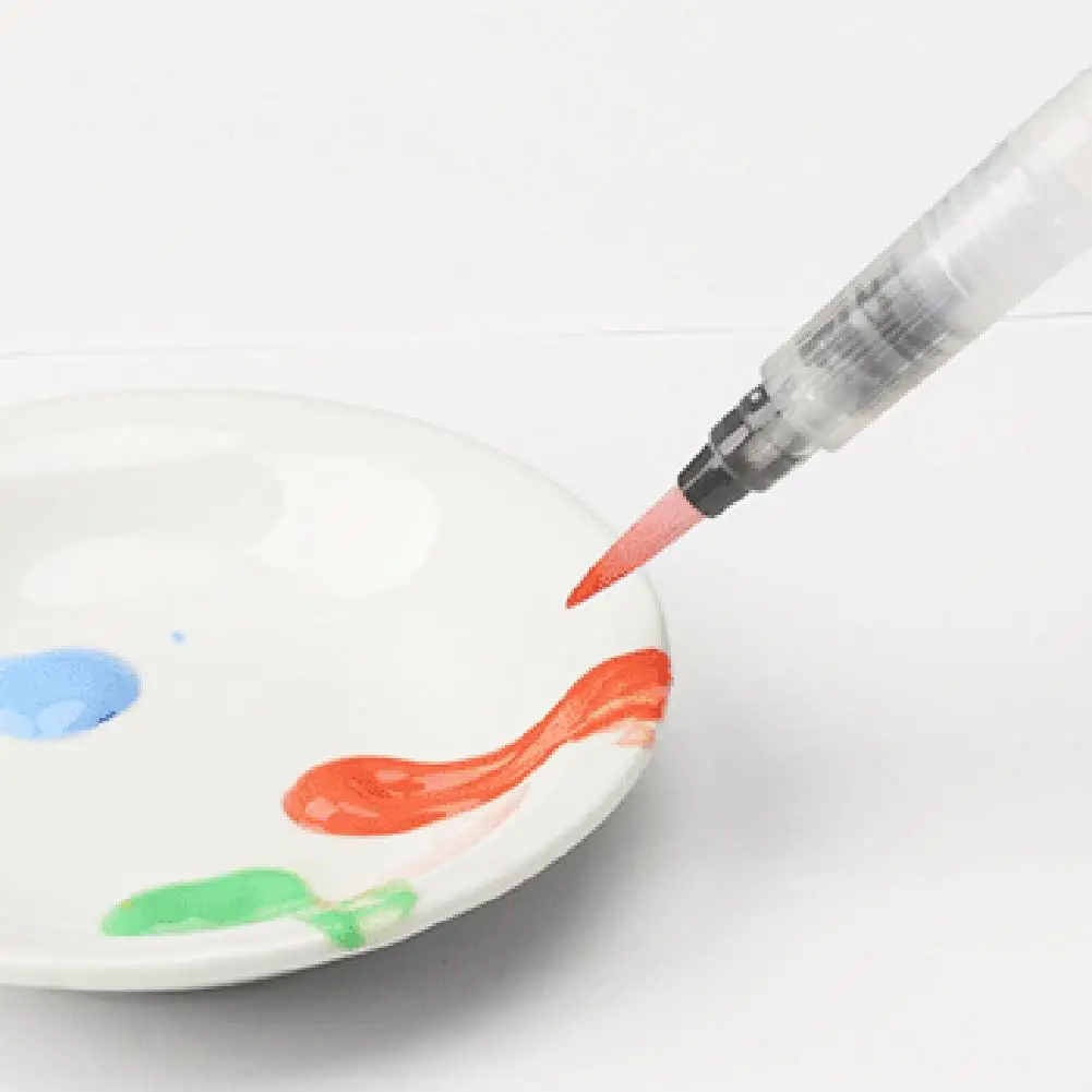 

1/3/6Pcs Watercolor Drawing Fountain Pen Nail Liquid Storage with Soft Brush Nail Liquid Storage