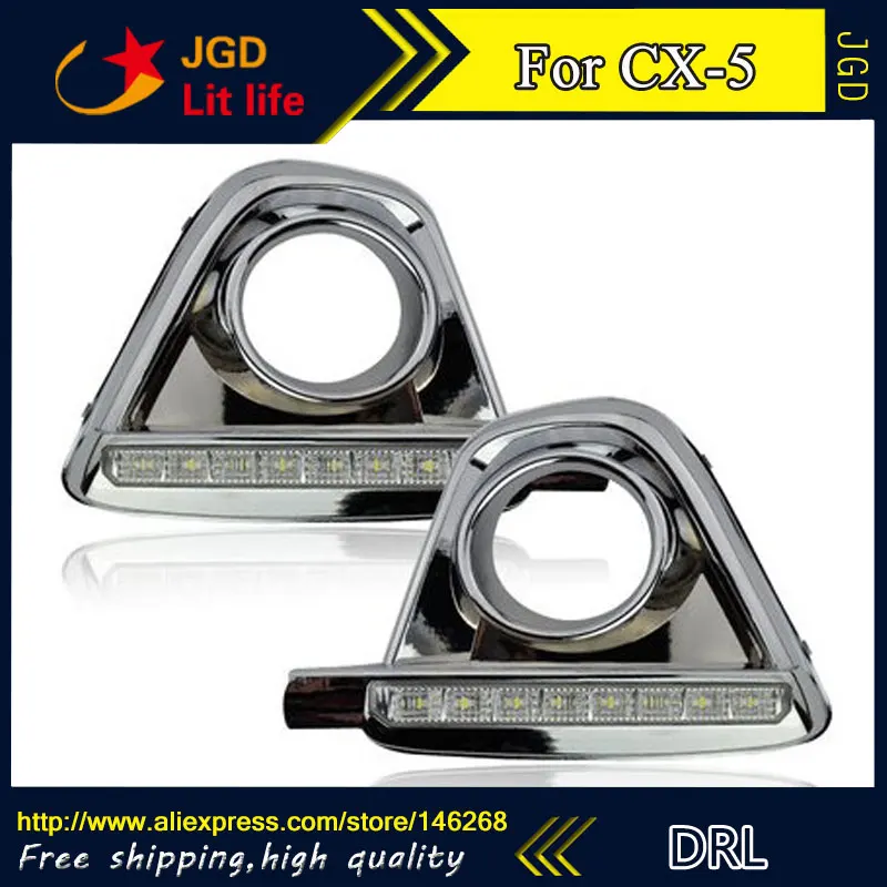 Бесплатная доставка! Светодиодный дневный ходовой светильник 12 в 6000k для Mazda