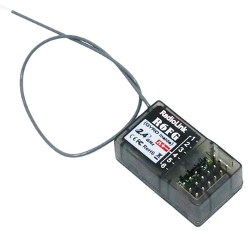 

Radiolink R6Fg 2.4Ghz 6 Channel Fhss Receiver Radio Control System Gyro Integrant for Rc4Gs Rc3S,Rc4G T8Fb Transmitter