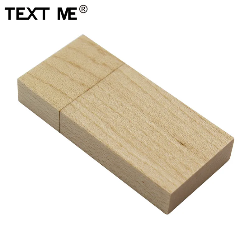 Personalized USB Flash Drive 4GB 8GB 16GB 32GB 64GB Rose Maple Walnut Wood