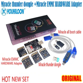 

2020 Newest Original Miracle thunder dongle+Miracle all in one boot cable +Miracle EMMC HARDWARE Adapter plate