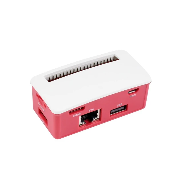 Raspberry Pi 4 Basic Starter Kit and Official Red/White Case