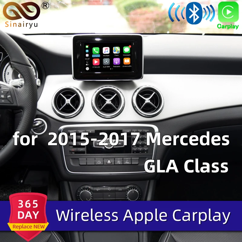 Sinairyu Aftermarket беспроводная Apple CarPlay модифицированная для Mercedes GLA класс X156 X117 15 19 NTG5