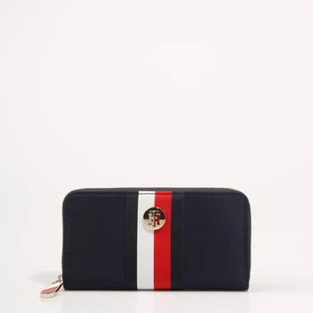 

TOMMY HILFIGER WALLET ZA CORPORATE AW0AW083640GY Riviera Marine Canvas-Navy blue WALLET 71811