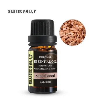 

Sweetvally Sandalwood Essential Oil Pure Natural 10ML Pure Essential Oils Aromatherapy Diffusers Oil Relieve Stress