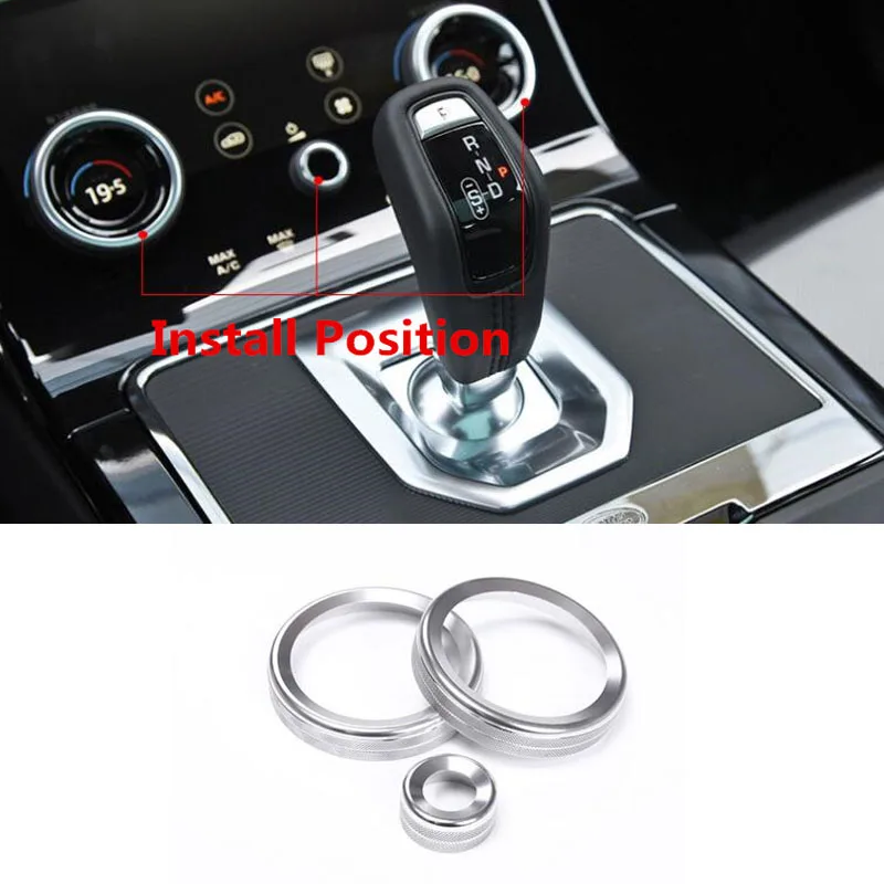 

Fit For Land Rover Range Rover Evoque 2020 Car Air Conditioner Volume Adjust Knob Switch Ring Sticker Car Trim Decal