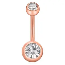 Уникальный циркониевый пирсинг пупка хирургические пупка Кольца пирсинг-серьги для пупка Кнопка Кольцо для женщин ювелирные изделия