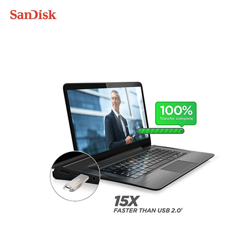 SanDisk USB 3,1 USB флэш-накопитель CZ74, Флешка Max 150 МБ/с./с, 128 ГБ, 64 ГБ, 32 ГБ, 16 Гб, поддержка, официальное подтверждение