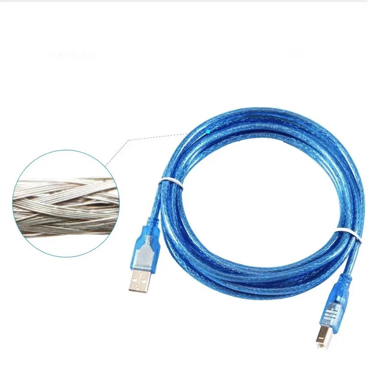 50pcs transparent blue 5FT 10FT 0.3M/1.5M/3M/5M