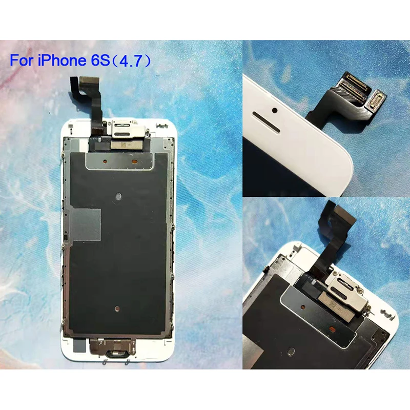 Полный ЖК-дисплей или экран в сборе для iphone 5S 6S 7 7P или для iphone 6 с кнопкой home и фронтальной камерой