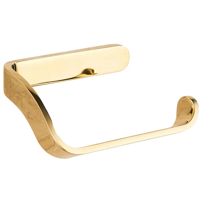 Gold Toilet Paper Holder Bathroom Roll Accessories Simple Design | Обустройство дома