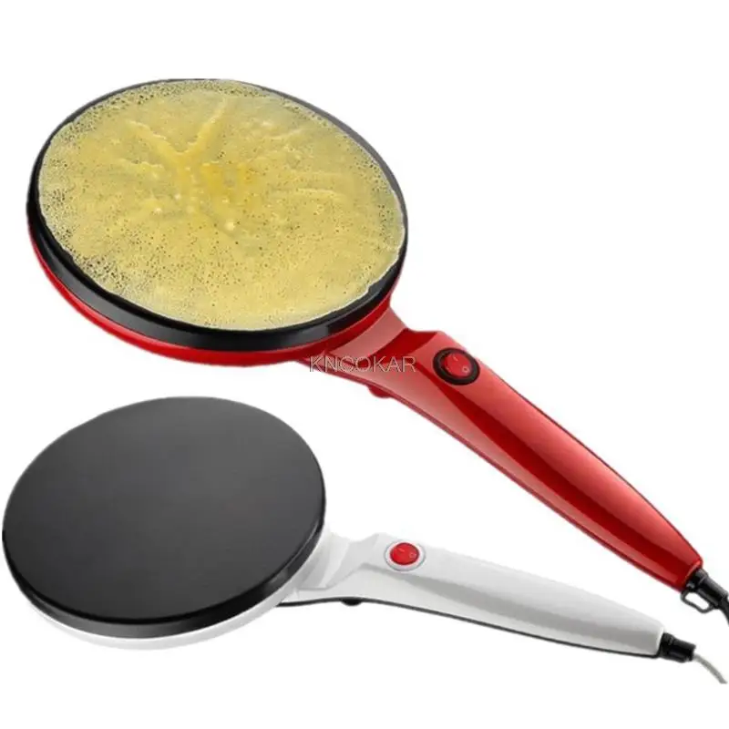 Electric Crepe Maker Pizza Pancake Machine Non-stick Griddle baking pan Cake machine kitchen cooking tools D087