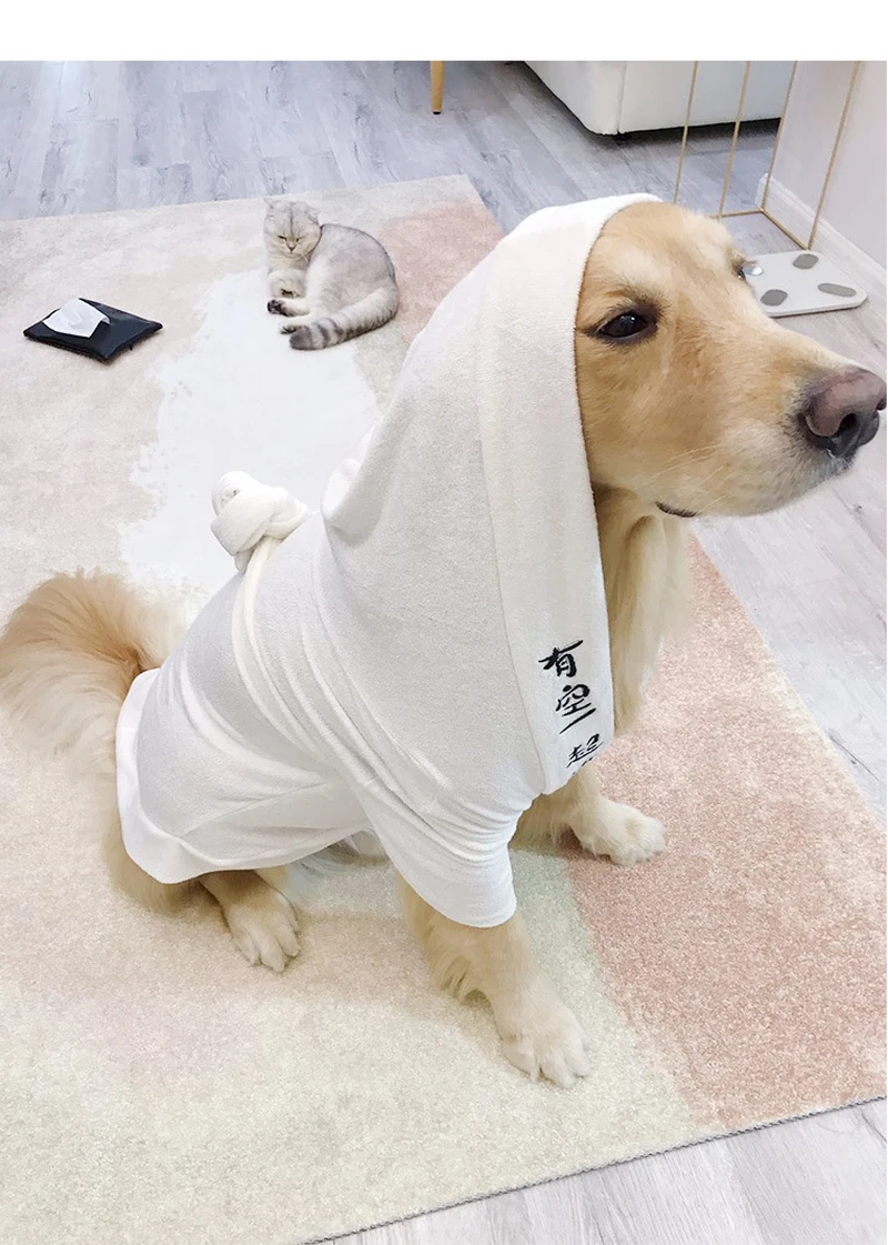 ペットスバスローブミディアムロングプラスの弾性竹繊維高吸水ペット犬バスタオル大型犬のための吸収バスローブペットきれいな供給 犬用タオル Aliexpress